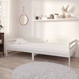  Dnevni ležaj s ladicama 90 x 200 cm bijeli od masivne borovine | Eponuda.com