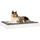  Krevet za pse bijeli 91,5 x 64 x 9 cm od masivne borovine | shoptok.hr