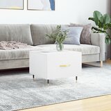  Stolić za kavu bijeli 50 x 50 x 40 cm od konstruiranog drva | Eponuda.com