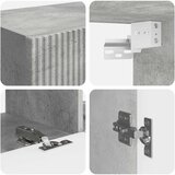  Set TV komoda Zidne 6 pcs Betonski sivi Konstruirano drvo | shoptok.hr