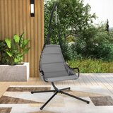  Viseća stolica s okvirom, viseća ljuljačka, siva | shoptok.hr