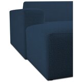 Scandic Temno moder modul za sedežno garnituro iz tkanine bouclé (levi kot) Roxy – | Shoptok.si