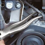 Knipex povijena poluobla mehaničarska klešta 200mm (38 31 200)