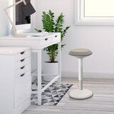 MID.YOU Pisarniški Stolček Balance Sit Iii W, Bela, Siva | Shoptok.si