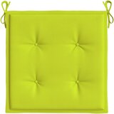 Jastuci za vrtne stolice 6 kom zeleni 40x40x4 cm od tkanine | shoptok.hr