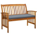  Vrtna klop z blazino 119 cm trakacijev les | Shoptok.si