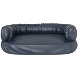  Ergonomski pjenasti krevet za pse modri 60 x 42 cm umjetna koža | shoptok.hr