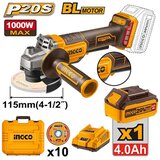 Ingco CAGLI2111561 aku brusilica 115 1x4ah super | Eponuda.com