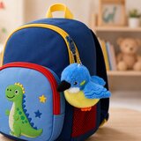  Plush Bird Mascot on a Keychain with a Pendant Blue 9 cm | shoptok.hr