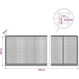  Gabion s žicom debljine 3 5 mm i mrežom 5x2 5 cm 550x30x100 cm - 30 cm 100 cm 550 cm | shoptok.hr