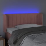  LED uzglavlje ružičasto 83x16x78/88 cm baršunasto | shoptok.hr