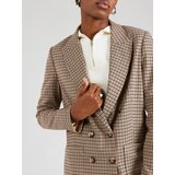s.Oliver Blazer karamel / svetlo rjava / črna / bela | Shoptok.si