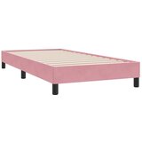 Box Spring krevet s madracem ružičasti 90x210 cm samt | shoptok.hr