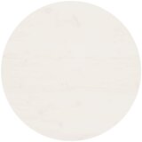  Ploča za stol bijela Ø 70 x 2,5 cm od masivne borovine | shoptok.hr