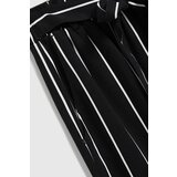 Marisse Black Striped Culottes | ePonuda.com
