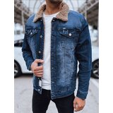DStreet Ocieplana kurtka męska jeansowa niebieska | Shoptok.si