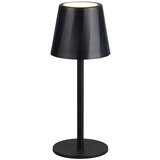  Mat črna LED namizna svetilka s kovinskim senčilom (višina 21 cm) Diaz – | Shoptok.si