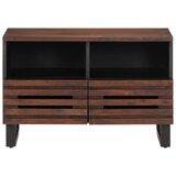 TV ormarić smeđi 70 x 34 x 46 cm od masivnog drva manga | shoptok.hr