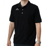 Kappa Muška polo majica Logo Holiver, Crna