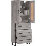  Visoka komoda siva sonome 69 5x34x180 cm od konstruiranog drva | shoptok.hr