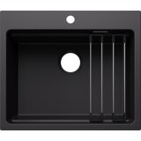 Blanco sudoper ETAGON 6 SILGRANIT pribor inox nosači, bez InFino pribora - CRNA | shoptok.hr