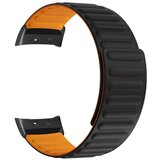 INF Združljiv s Garmin Forerunner 45/45S/Swim 2 silikonski magnetni pašček Black+Orange, (5000085374) | Shoptok.si