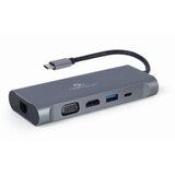 Cablexpert Adapter USB-C 7-v-1 USB, HDMI, LAN, VGA, PD, čitalec kartic + audio, (20441891) Cene