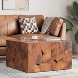  Stolci 4 kom smeđi 40x40x45 cm od masivne tikovine | Eponuda.com