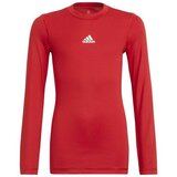  Dječja Majica Kratkih Rukava za Nogomet Adidas Techfit Top Crvena Cijene