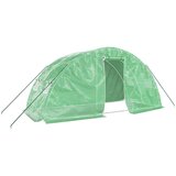 The Living Store Rastlinjak z jeklenim ogrodjem zelen 10 m² 5x2x2,3 m - Rastlinjak, (21418961) | Shoptok.si