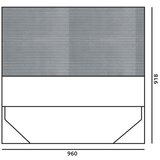 Jela OBLAZINJENA POSTELJA ARC 90X200 CM, VE BARV -Siva Cene