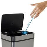 MID.YOU Koš Za Smeti Clean Iv, 60 L, Srebrna, S Senzorjem | Shoptok.si