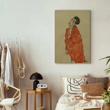  Slika - Egon Schiele – Self-Portrait (Man in Orange Jacket) 60x90 Akustična | shoptok.hr