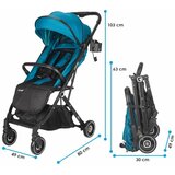 Coccolle Otroški športni voziček Alla Turquoise tide | Shoptok.si