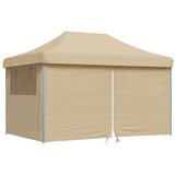 Šator za svadbe - šator za zabave Bež 292 x 440 x 315 cm Oxford tkanina - Bež s 4 bočna zida Da | shoptok.hr
