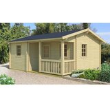 Male kuće Drvena kuća VERONA 595 × 470 cm sa šindrom | shoptok.hr