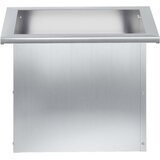  Vrtna posuda za sadnju s LED svjetlom Srebrna 30 x 40 x 30 cm Slike