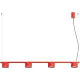 Sollux Lighting Lestenec AURA 4 rdeča Gx53, (5000285175) Cene