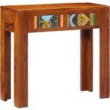 vidaXL Konzolni stol 80x35x75 cm puno drvo bagrem | shoptok.hr