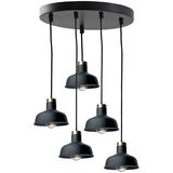  Luster na sajli HEBE 5xE27/60W/230V crni | Eponuda.com