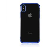  Elegance tanek silikonski ovitek za iPhone 11 - prozoren z modrim robom | Shoptok.si