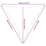  Jedro za sunce Svijetlo siva i bijela. 4,5 x 4,5 x 4,5 m | shoptok.hr