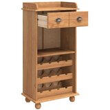  Ormar za vino ASKIM Medeni vosak 57 x 37 x 114 cm | shoptok.hr