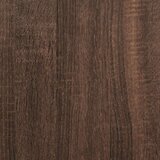  Konstrukcija postelje z vzglavjem Rjav hrast 140 x 200 cm, (5000102484) | Shoptok.si