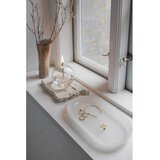 Mette Ditmer Denmark Steklen dekorativni pladenj 14x25,5 cm Opal – | Shoptok.si