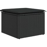  12-dijelni set vrtnih sofa od poliratana s jastucima crni | shoptok.hr