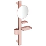 Ideal Standard Svetlo rožnata kovinska stenska kopalniška polica ALU+ – | Shoptok.si