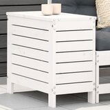 Maison Chic Vrtni stolček - Vrtni stoli za noge bel 62x31,5x52 cm trdna borovina JS884, (21877562) | Shoptok.si