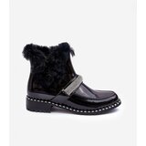 S. BARSKI Women's Flat Heel and Platform Ankle Boots Black Linestta | Shoptok.si