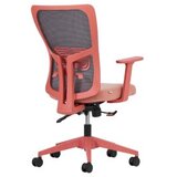 Hanah home Set 2 kancelarijske stolice Lumbar 108 Salmon | ePonuda.com